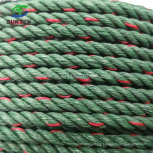 Green with Red PE/Nylon/Polyethylene/Plastic/Fishing/Marine/Mooring/Packing/Twist/Twisted Rope for Malaysia